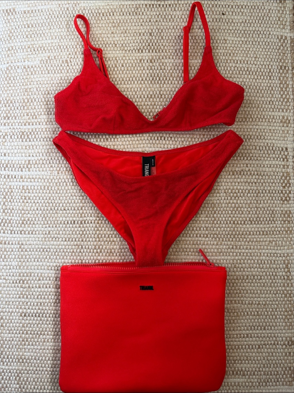 NWOT TRIANGL TOMATO RED BIKINI